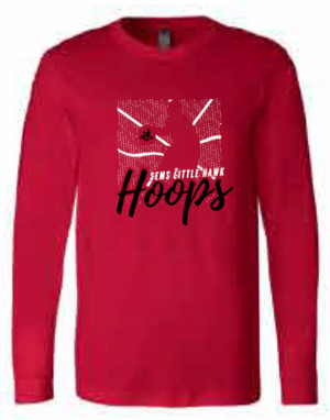 2025 Southeast Basketball BELLA + CANVAS - Jersey Long Sleeve Tee (Hoops Design)