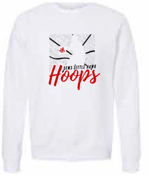 2025 Southeast Basketball BELLA + CANVAS - Sponge Fleece Raglan Crewneck Sweatshirt (Hoops Design)