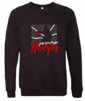 2025 Southeast Basketball BELLA + CANVAS - Sponge Fleece Raglan Crewneck Sweatshirt (Hoops Design)