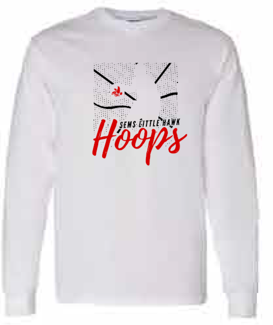 2025 Southeast Basketball Gildan - Heavy Cotton™ Long Sleeve T-Shirt (Hoops Design)