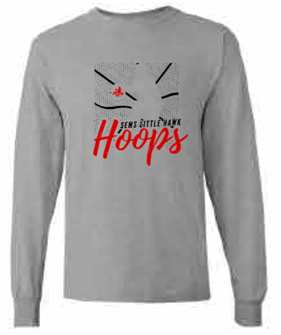 2025 Southeast Basketball Gildan - Heavy Cotton™ Long Sleeve T-Shirt (Hoops Design)