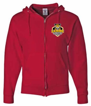 2026 Lemme Leopards JERZEES - NuBlend® Full-Zip Hooded Sweatshirt