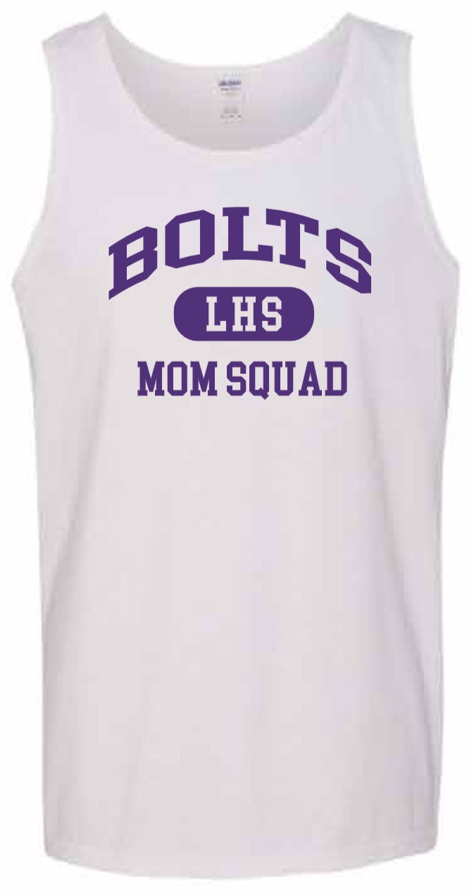 2026 Liberty High PTSO Gildan - Unisex Heavy Cotton™ Tank Top (Mom Squad)