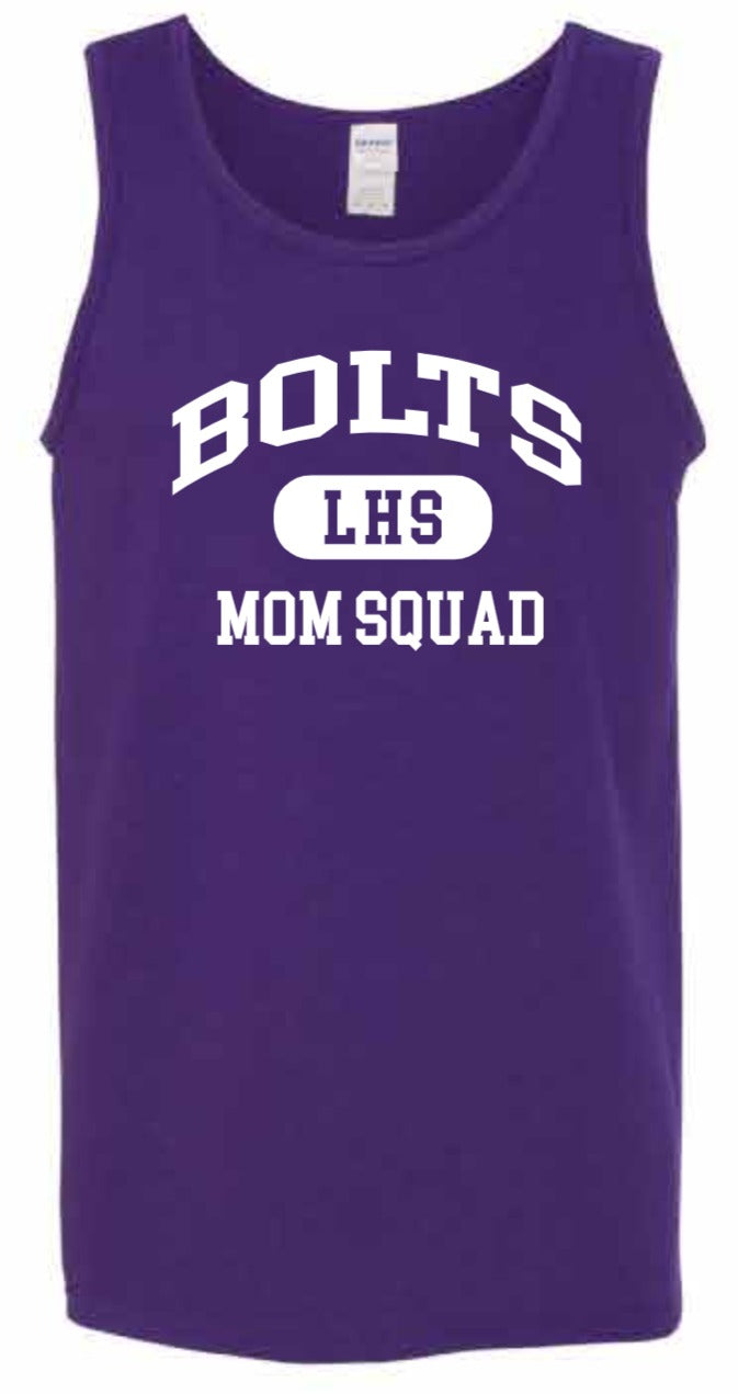 2026 Liberty High PTSO Gildan - Unisex Heavy Cotton™ Tank Top (Mom Squad)