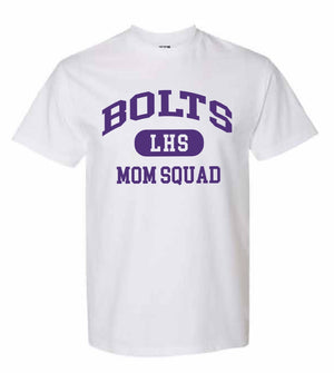 2026 Liberty High PTSO Gildan - Unisex Hammer™ T-Shirt (Mom Squad)