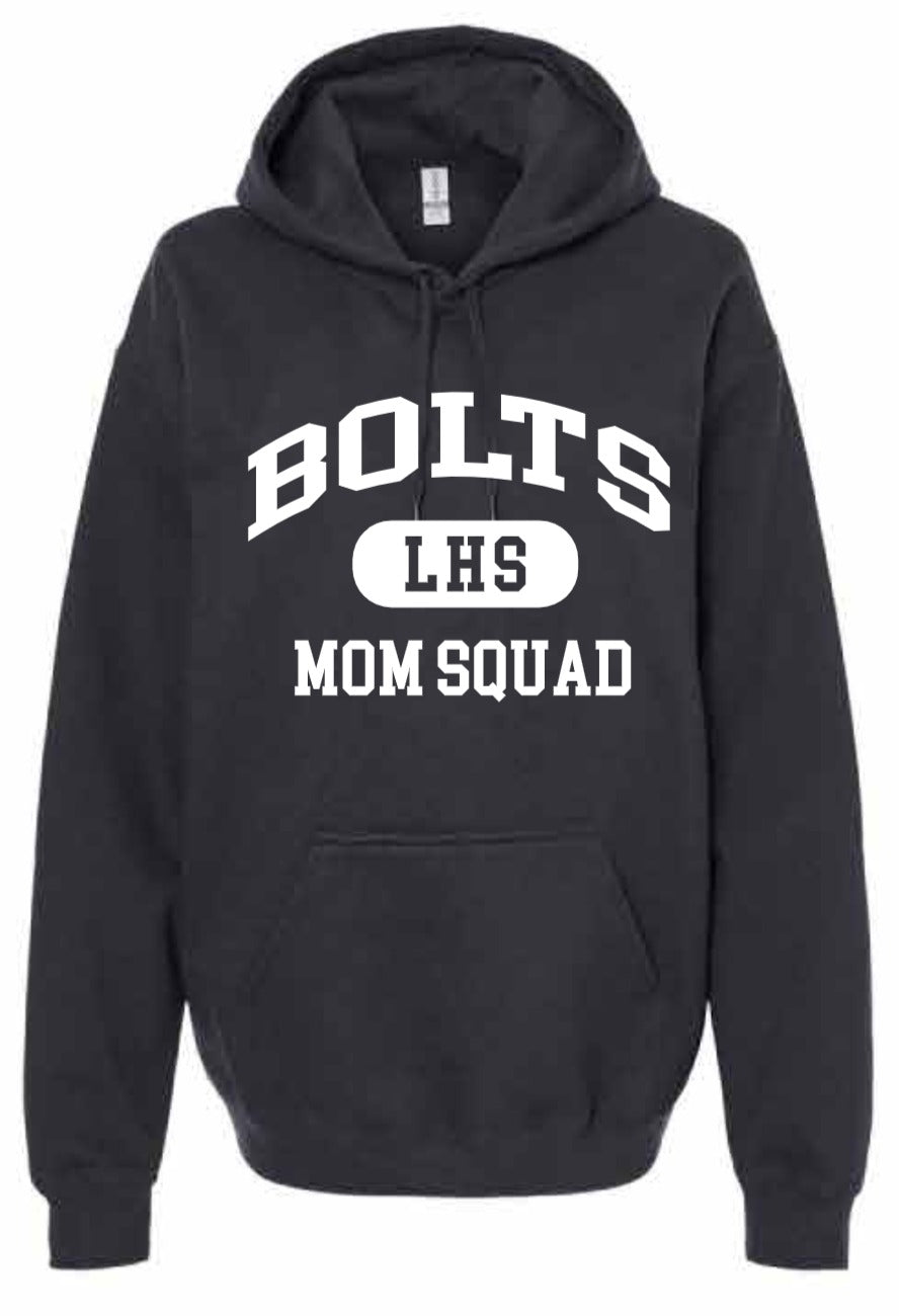 2026 Liberty High PTSO Gildan - Unisex Softstyle® Midweight Hooded Sweatshirt (Mom Squad)