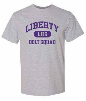 2026 Liberty High PTSO Gildan - Unisex Hammer™ T-Shirt (Bolt Squad)