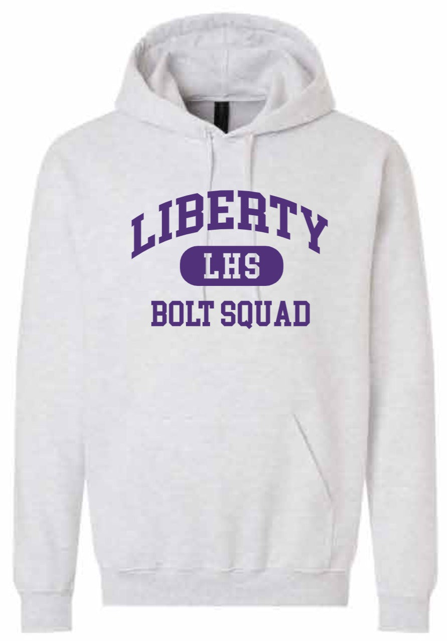 2026 Liberty High PTSO Gildan - Unisex Softstyle® Midweight Hooded Sweatshirt (Bolt Squad)