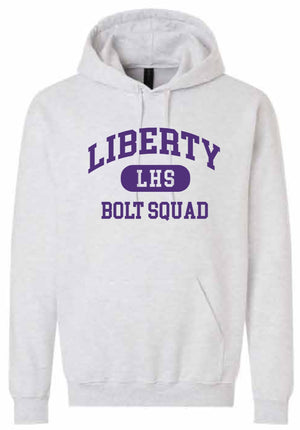 2026 Liberty High PTSO Gildan - Unisex Softstyle® Midweight Hooded Sweatshirt (Bolt Squad)