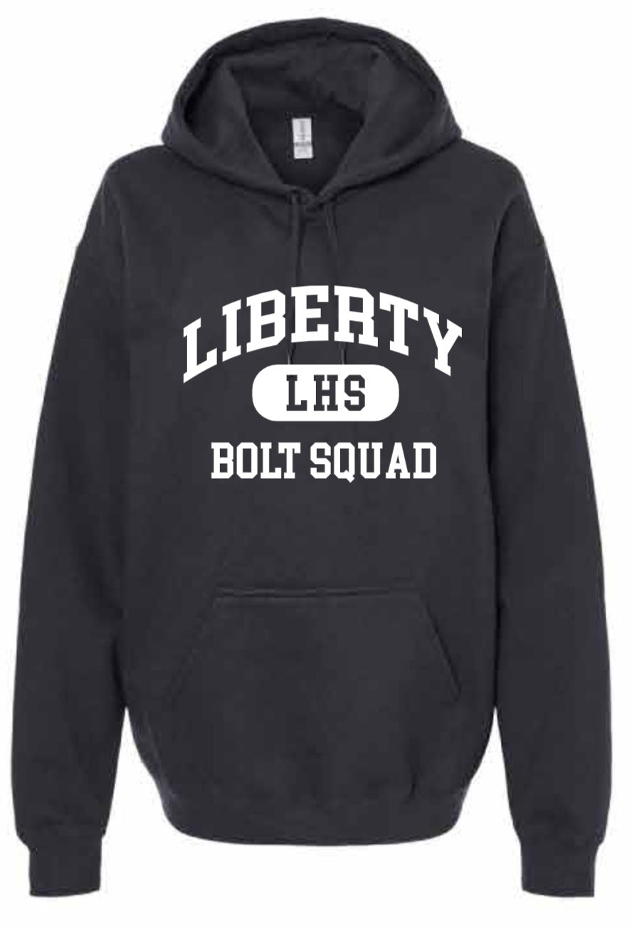 2026 Liberty High PTSO Gildan - Unisex Softstyle® Midweight Hooded Sweatshirt (Bolt Squad)
