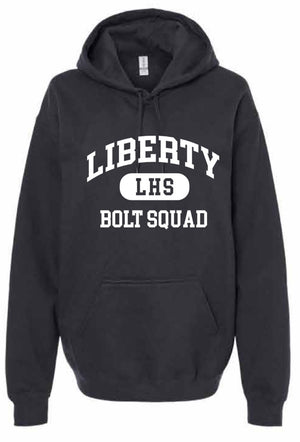 2026 Liberty High PTSO Gildan - Unisex Softstyle® Midweight Hooded Sweatshirt (Bolt Squad)