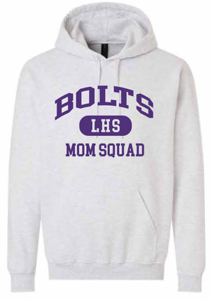 2026 Liberty High PTSO Gildan - Unisex Softstyle® Midweight Hooded Sweatshirt (Mom Squad)