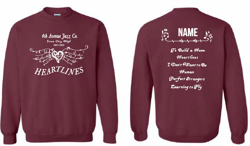 2025 4th Ave Jazz Co Gildan - Heavy Blend™ Crewneck Sweatshirt (with Personalization)