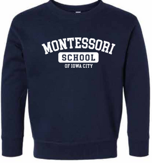 2026 Montessori Schools Rabbit Skins - <b>Toddler</b> Fleece Crewneck Sweatshirt