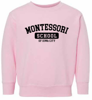 2026 Montessori Schools Rabbit Skins - <b>Toddler</b> Fleece Crewneck Sweatshirt