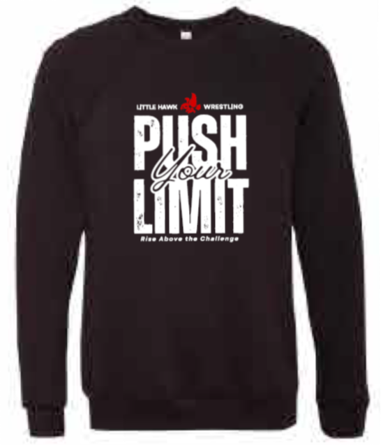 2025 Southeast Wrestling BELLA + CANVAS - Sponge Fleece Raglan Crewneck Sweatshirt (Push Design)