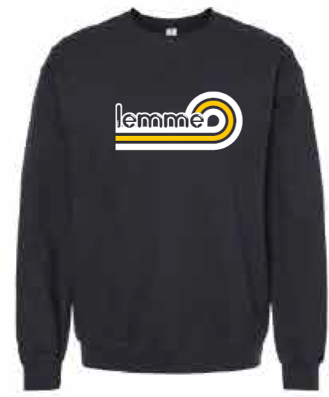 2025 Lemme Leopards Gildan - Softstyle® Midweight Crewneck Sweatshirt (Wave Design)