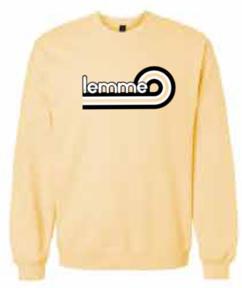 2025 Lemme Leopards Gildan - Softstyle® Midweight Crewneck Sweatshirt (Wave Design)