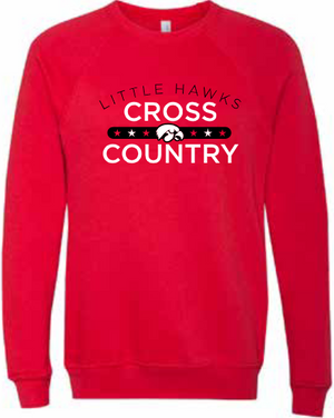2026 Southeast Boys Cross Country BELLA + CANVAS - Sponge Fleece Raglan Crewneck Sweatshirt