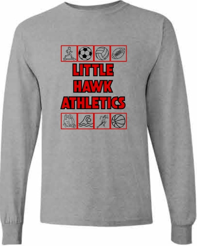 2026 Southeast Middle School Gildan - Heavy Cotton™ Long Sleeve T-Shirt (Athletics)