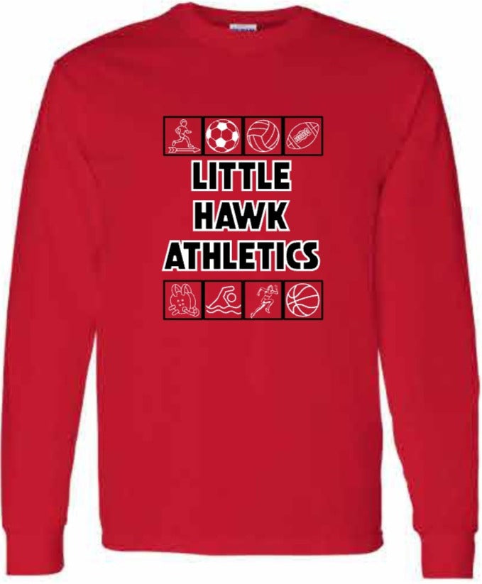 2026 Southeast Middle School Gildan - Heavy Cotton™ Long Sleeve T-Shirt (Athletics)