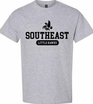 2026 Southeast Middle School Gildan - Heavy Cotton™ T-Shirt (Little Hawks)