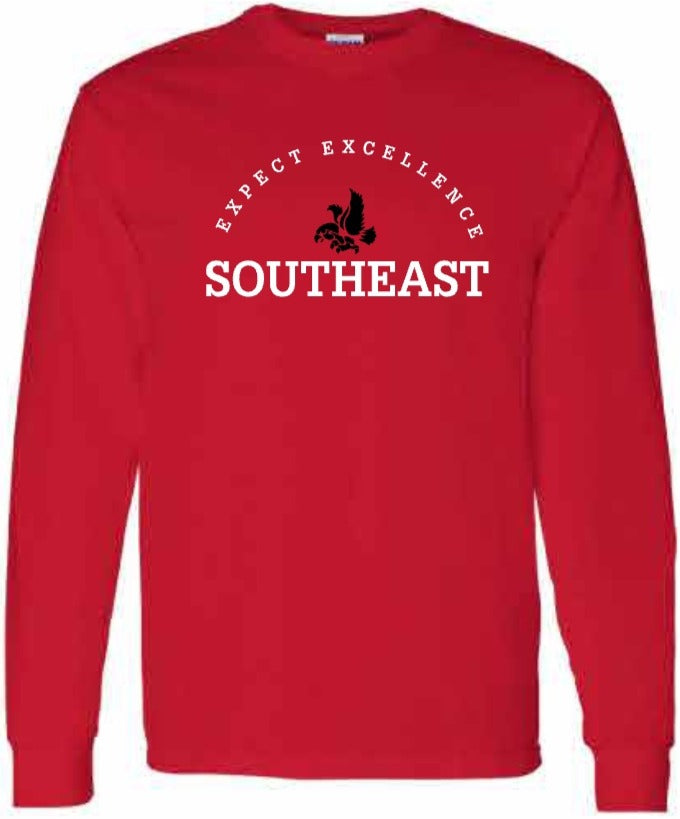 2026 Southeast Middle School Gildan - Heavy Cotton™ Long Sleeve T-Shirt (Excellence)