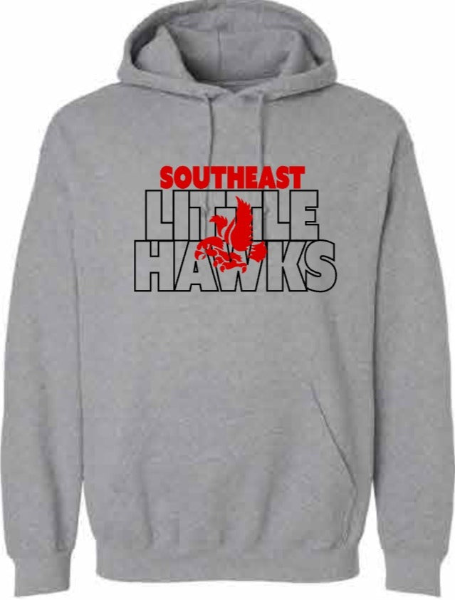 2026 Southeast Middle School Gildan - Heavy Blend™ Hooded Sweatshirt (Block)