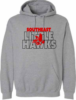 2026 Southeast Middle School Gildan - Heavy Blend™ Hooded Sweatshirt (Block)