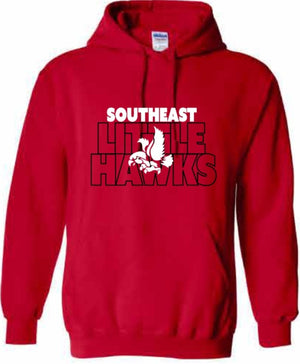 2026 Southeast Middle School Gildan - Heavy Blend™ Hooded Sweatshirt (Block)