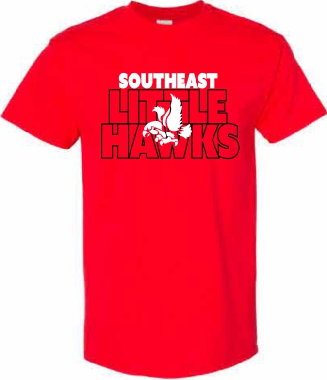 2026 Southeast Middle School Gildan - Heavy Cotton™ T-Shirt (Block)