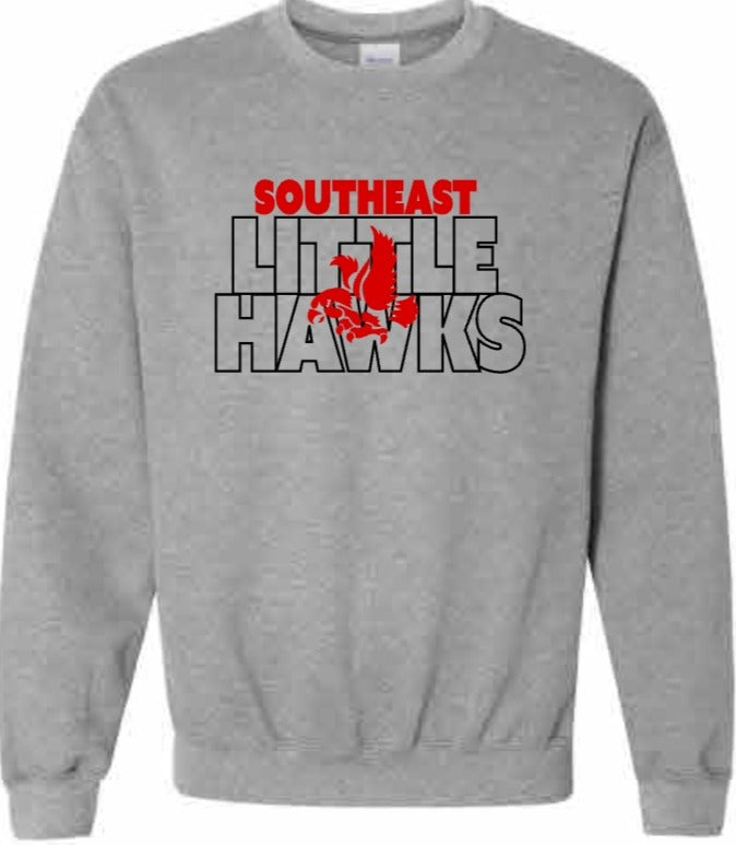 2026 Southeast Middle School Gildan - Heavy Blend™ Crewneck Sweatshirt (Block)