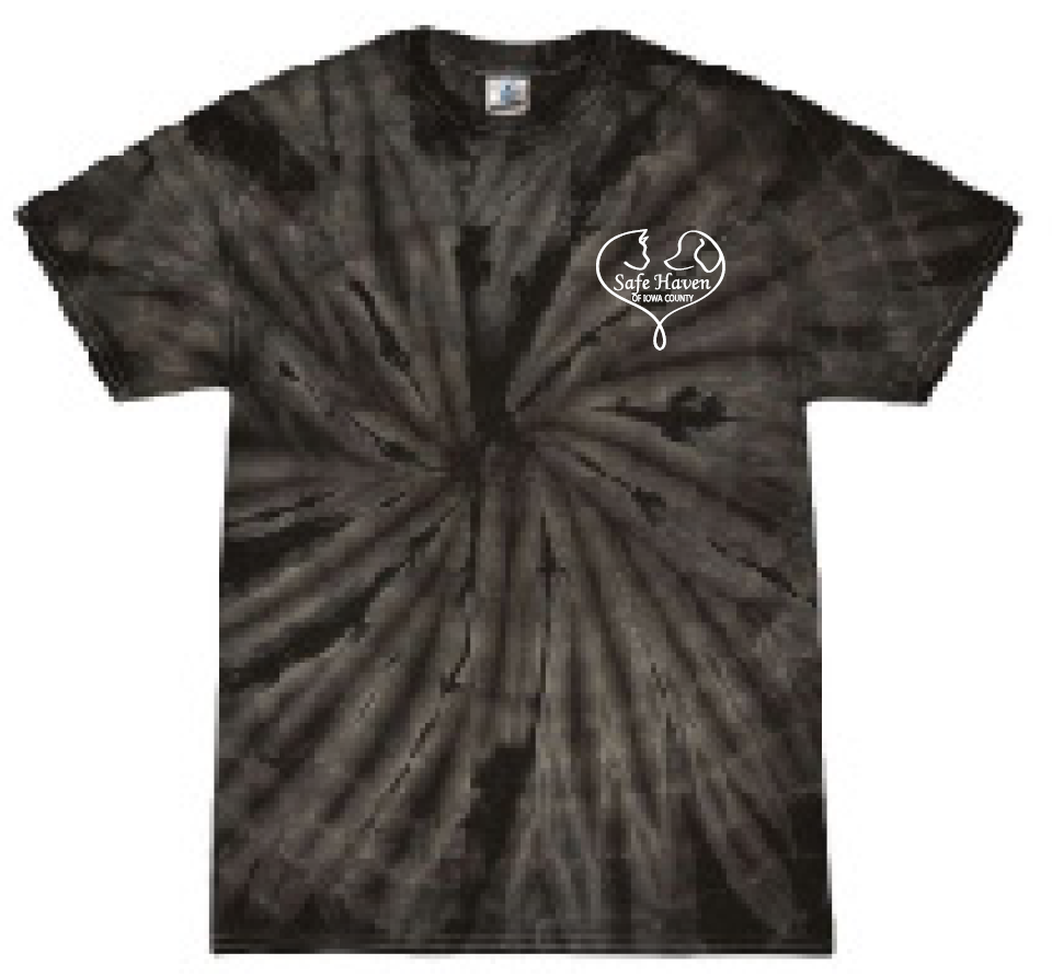 2026 Spring Safe Haven Colortone - Unisex Multi-Color Tie-Dyed T-Shirt (with back design)