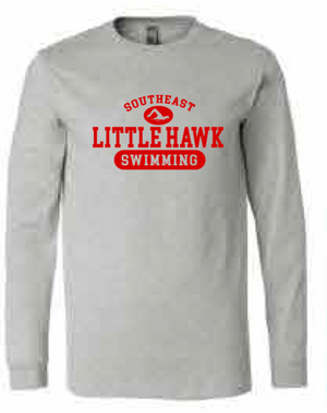 2025 Southeast Swimming BELLA + CANVAS - Jersey Long Sleeve Tee (Swimming Design)