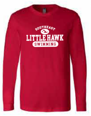 2025 Southeast Swimming BELLA + CANVAS - Jersey Long Sleeve Tee (Swimming Design)
