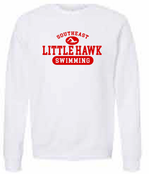 2025 Southeast Swimming BELLA + CANVAS - Sponge Fleece Raglan Crewneck Sweatshirt (Swimming Design)