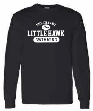 2025 Southeast Swimming Gildan - Heavy Cotton™ Long Sleeve T-Shirt (Swimming Design)