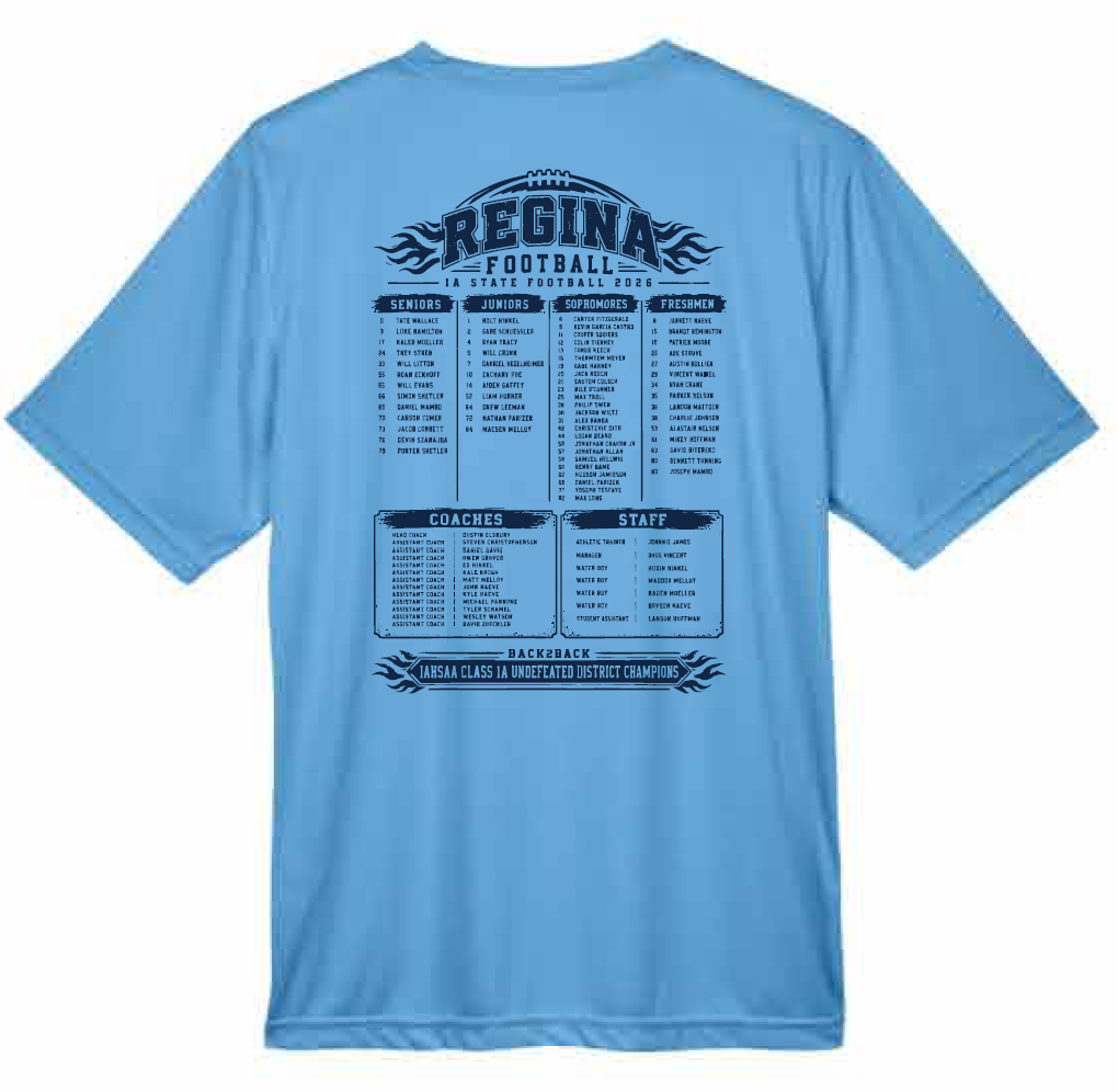 2026 Regina State Playoff Shirts Team 365 - Youth Zone Performance T-Shirt