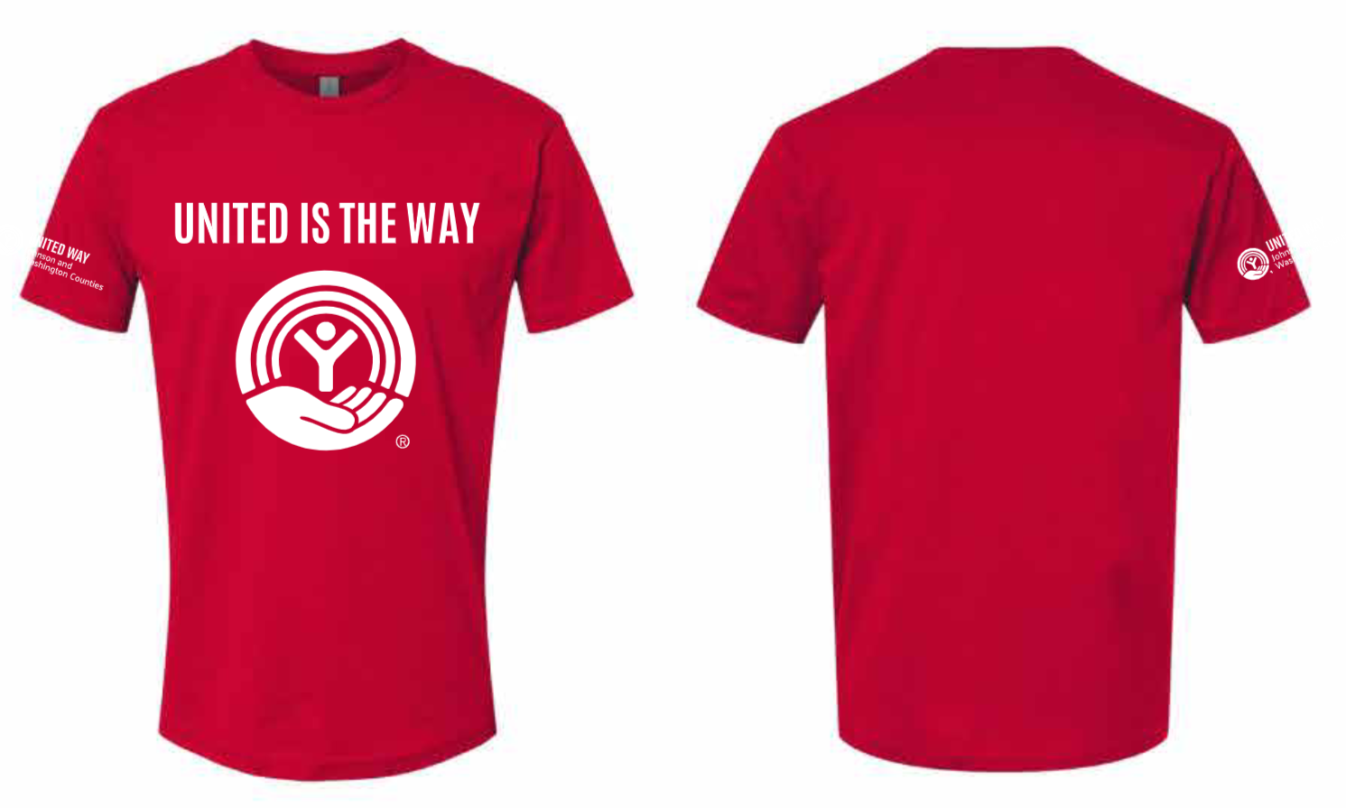 2026 United Way Next Level - Unisex Cotton T-Shirt (Large Logo Front)