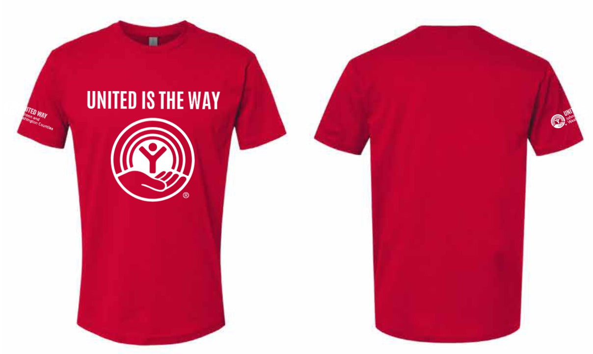 2026 United Way Next Level - Unisex Cotton T-Shirt (Large Logo Front)