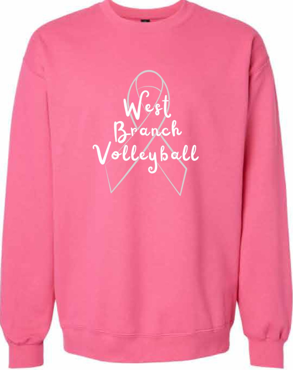 2026 West Branch Breast Friends Gildan - Youth Softstyle® Midweight Crewneck Sweatshirt