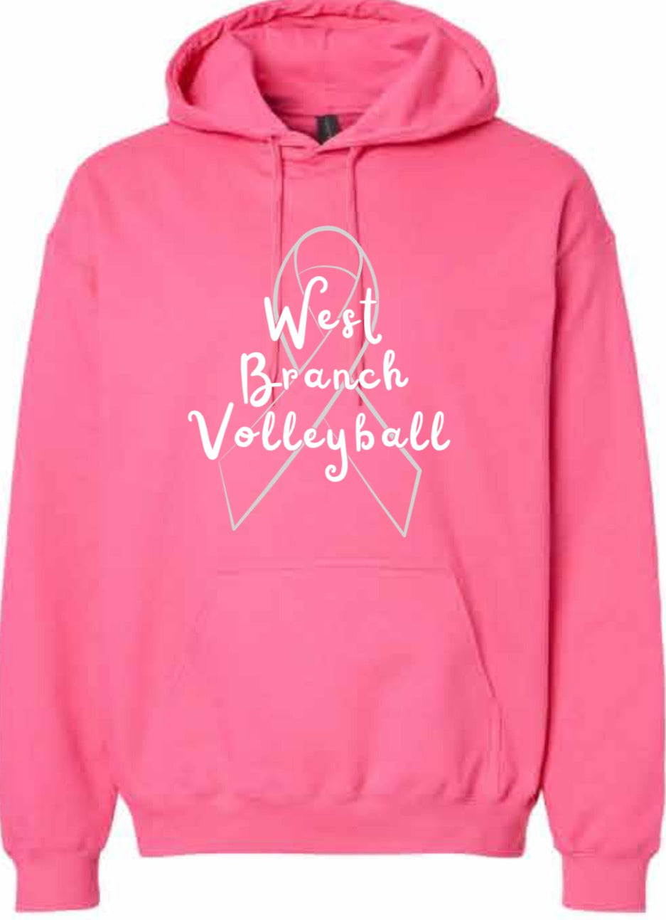 2026 West Branch Breast Friends Gildan - Youth Softstyle® Midweight Hooded Sweatshirt