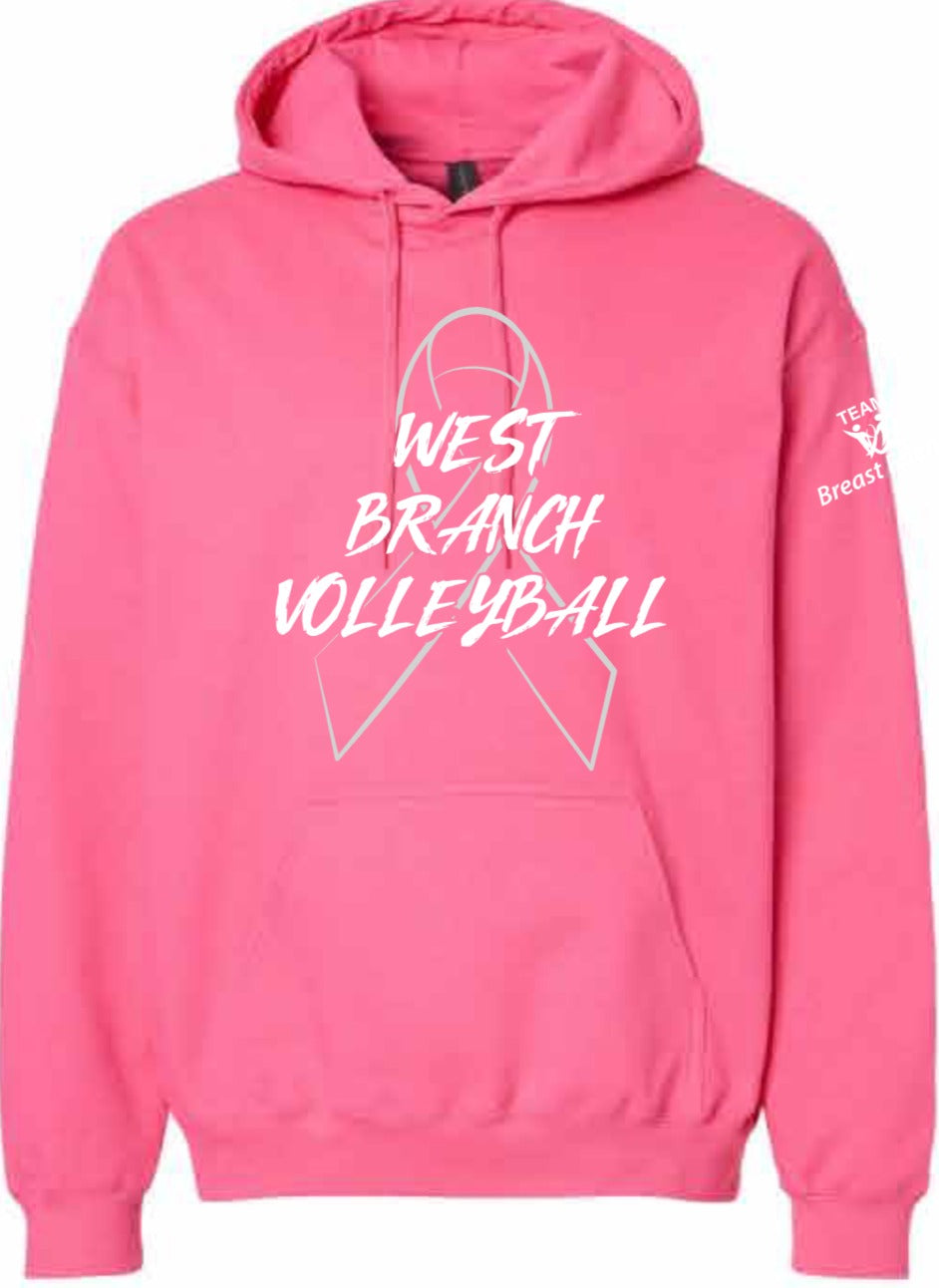 2026 West Branch Breast Friends Gildan - Youth Softstyle® Midweight Hooded Sweatshirt