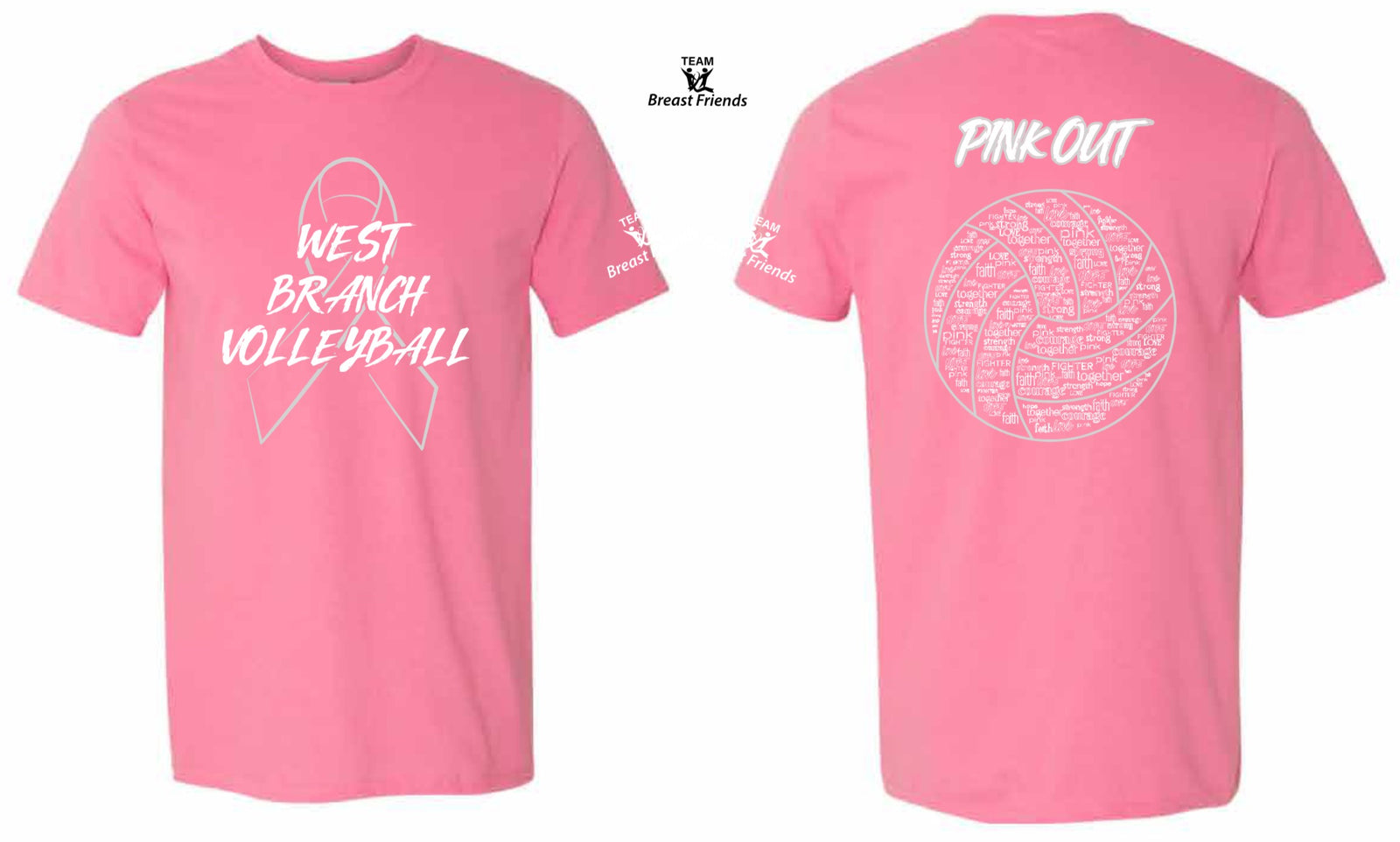 2026 West Branch Breast Friends Gildan - Softstyle® T-Shirt