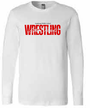 2025 Southeast Wrestling BELLA + CANVAS - Jersey Long Sleeve Tee (Wrestling Design)