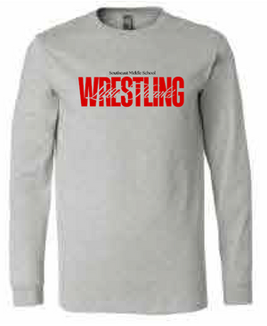 2025 Southeast Wrestling BELLA + CANVAS - Jersey Long Sleeve Tee (Wrestling Design)