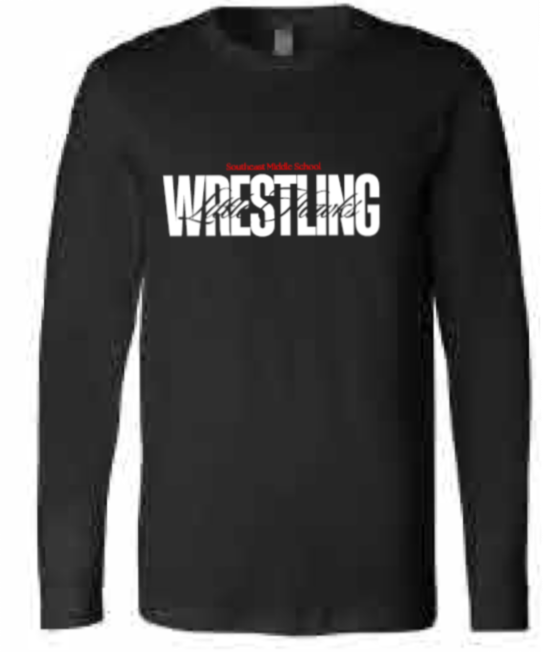 2025 Southeast Wrestling BELLA + CANVAS - Jersey Long Sleeve Tee (Wrestling Design)