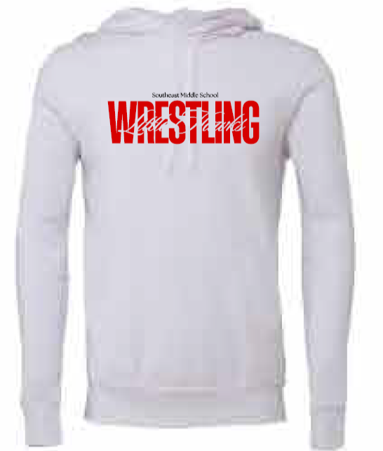 2025 Southeast Wrestling BELLA + CANVAS - Unisex Sponge Fleece Hoodie (Wrestling Design)