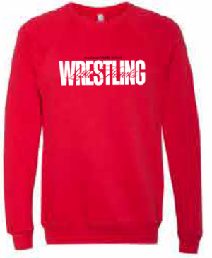 2025 Southeast Wrestling BELLA + CANVAS - Sponge Fleece Raglan Crewneck Sweatshirt (Wrestling Design)