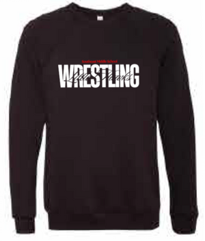 2025 Southeast Wrestling BELLA + CANVAS - Sponge Fleece Raglan Crewneck Sweatshirt (Wrestling Design)